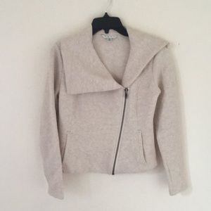 Buff/cream cotton motorcycle jacket from CAbi